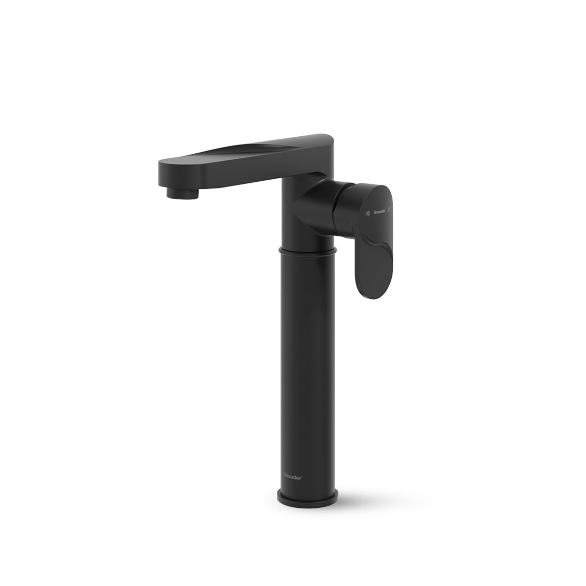 smartblack شير روشويي پايه بلند اسمارت مشكي شودر - Image 1
